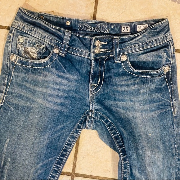 Miss Me Women’s Boot Cut Jeans Size 25 - Picture 6 of 7